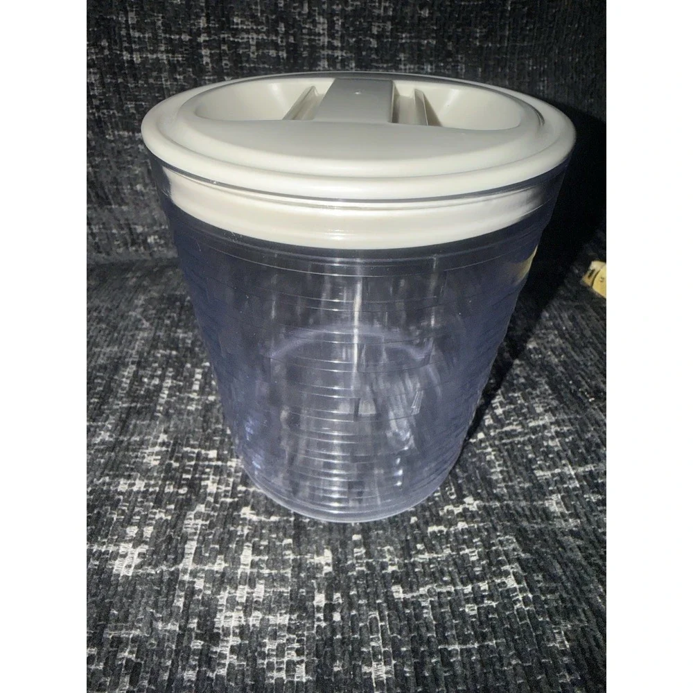 Longaberger Hard Plastic Protector 40577 & Lid 40542 For Small Canister Basket